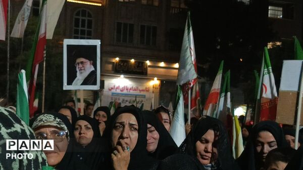 هفتاد و چهارمین شب عاشورایی مردم غیور نیشابور در بلوار فضل