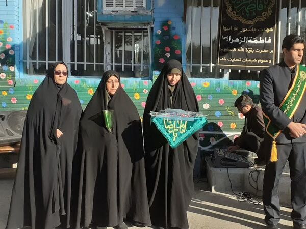 مراسم سوگواری ایام فاطمیه در دبستان پسرانه شهید رسول نم نبات ناحیه۴ 