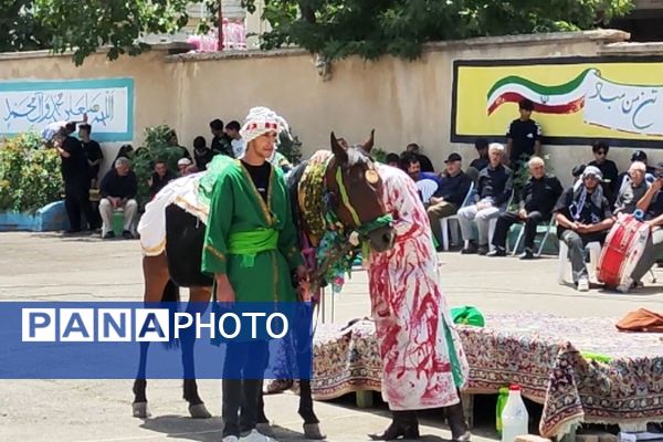مراسم شبیه خوانی روز عاشورا در شهرستان طالقان