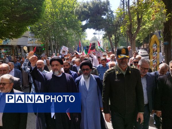 حمایت مردم شهریار از عملیات «وعده صادق»