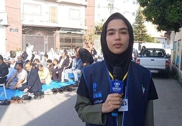 عید فطر عید بندگی در آمل 