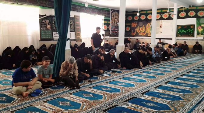 برگزاری مراسم سوگواری امام رضا (ع) در شهر ماژین 