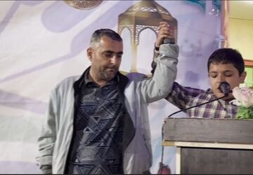 جشن تکلیف دانش‌آموزان مدرسه رسالت بندرلنگه