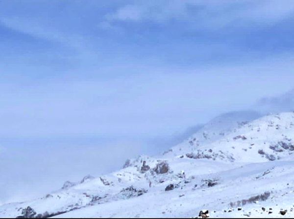 برف زمستانی، مهمان شهرستان کیار