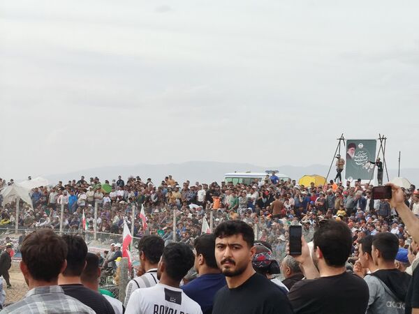 رقابت پهلوانان کشتی با چوخه در گود امام مرشد فاروج - میراثی ۴۰۰ ساله