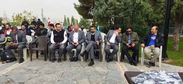 پله نوردی آتش‌نشانان مشهدی در پلکان باباکوهی 