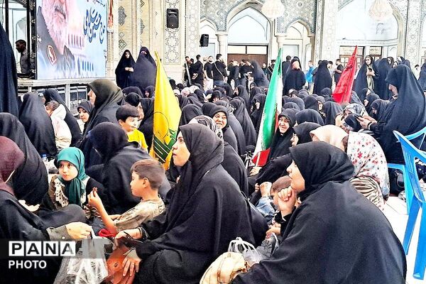 مراسم سالگرد سردار سلامی در مصلی حرم حضرت عبدالعظیم