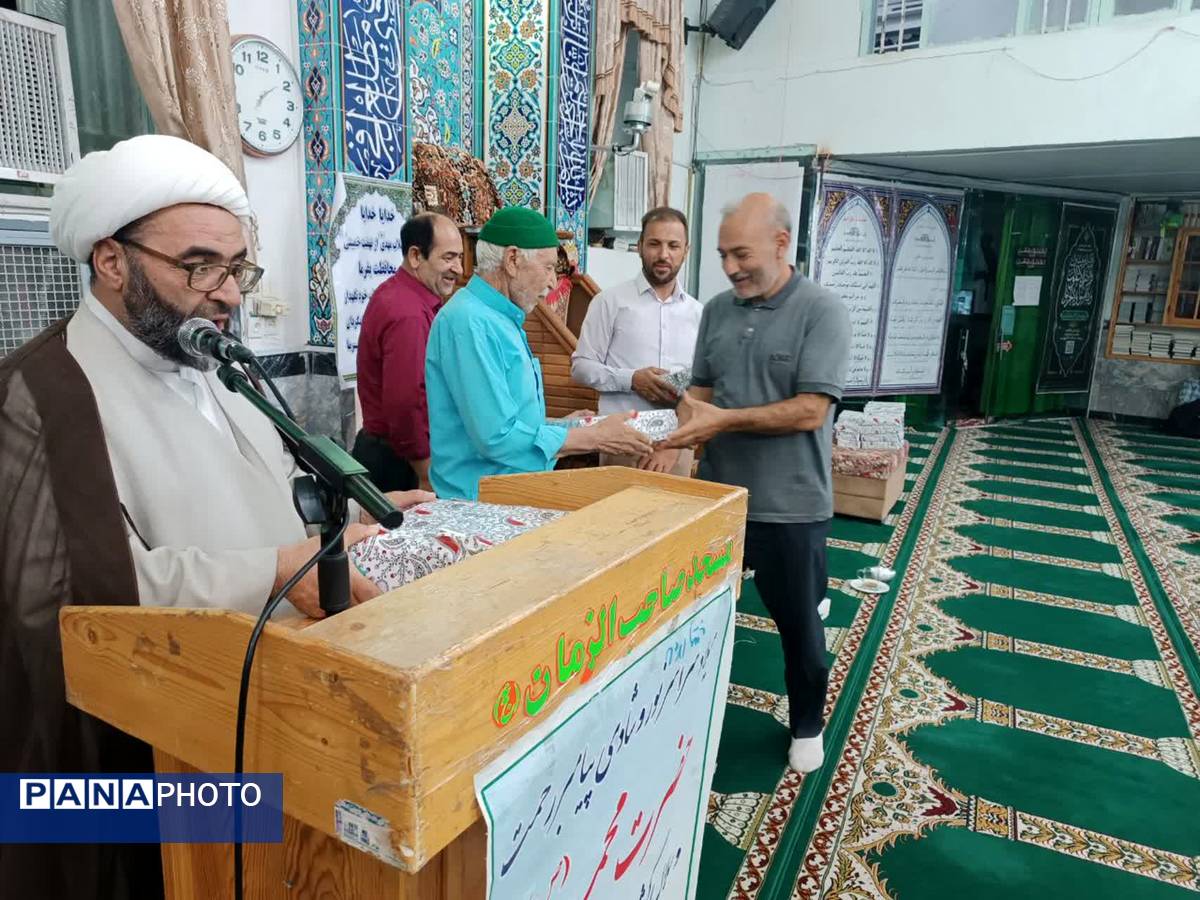 جشن میلاد حضرت محمد(ص) در مسجد صاحب الزمان آشخانه