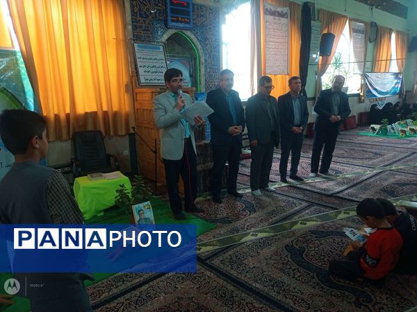 محفل انس با قرآن دانش‌آموزی یادوآره شهدای دانش‌آموز غزه در شهرستان چناران