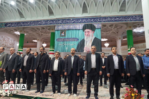 آیین خطبه خوانی خادمان حرم حضرت معصومه(س) در روز دختر