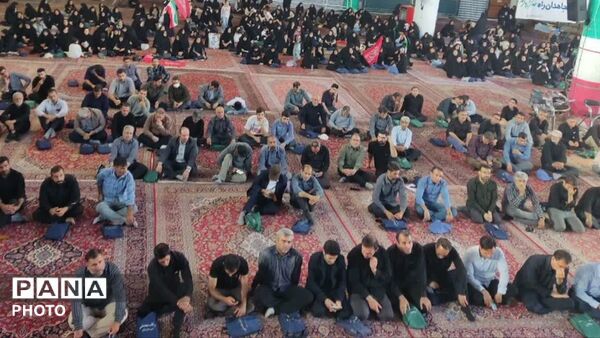 آیین باشکوه جاماندگان بدرقه رهبر شهید در نورآباد