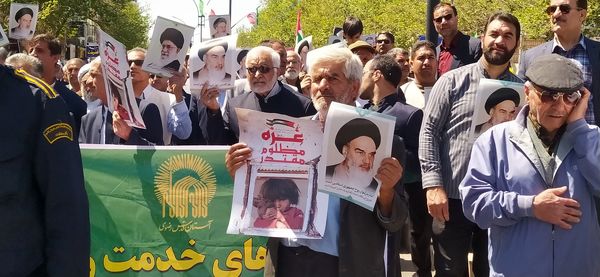 حضور مردم ولایتمدار شهرستان کاشمر در راهپیمایی روز جهانی قدس