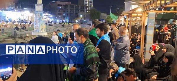 حضور کاروان زائر اولی‌های قم در کربلا