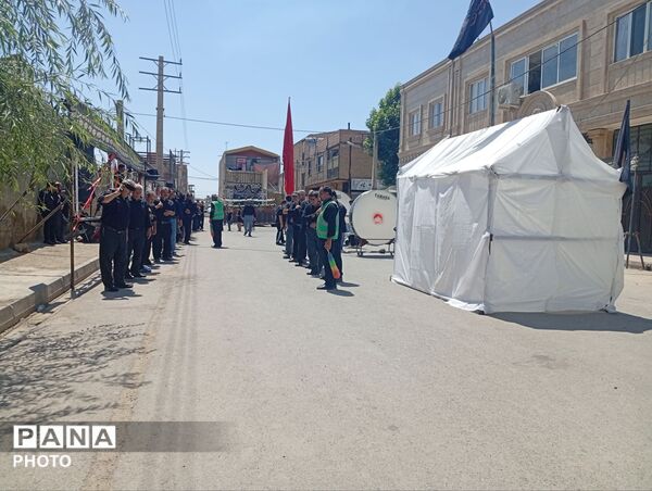 طنین فریاد «یا حسین» در نظرآباد 