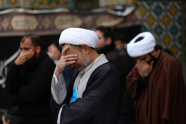 مراسم عزاداری سالروز شهادت امام هادی(ع) در حرم حضرت معصومه(س)