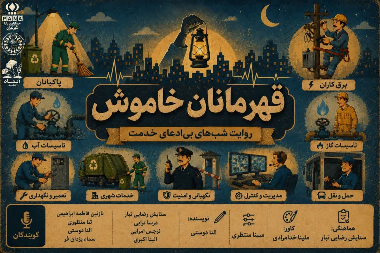 نخستین قسمت از مجموعه پادکست«قهرمانان خاموش»
