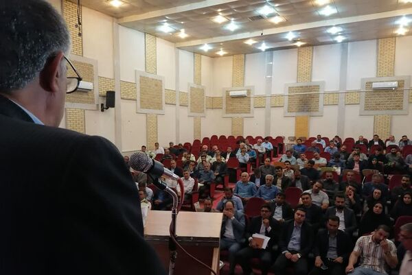 آیین تکریم و معارفه رئیس شعبه اول دادگاه عمومی و رئیس حوزه قضایی شهرستان بیضا 