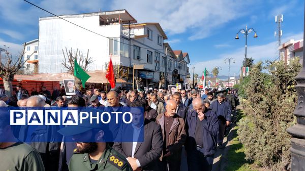 تشییع پیکر شهید مقاومت ملی در املش