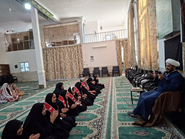 مراسم اعتکاف دانش آموزی آموزشگاه مریم سنگان شهرستان رشتخوار