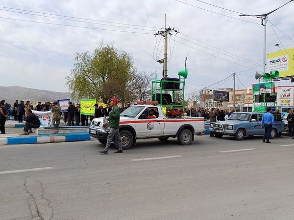 راهپیمایی روز جهانی قدس در شهرستان شیروان 
