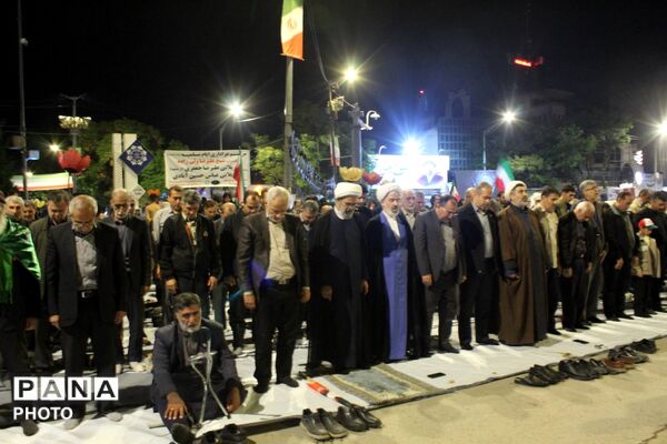 تجمع گسترده شهروندان بجنورد در حمایت از اقتدار کشور
