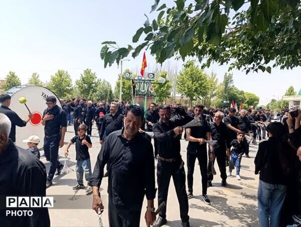 حضور مردم قادرآباد در آیین‌های عزاداری محرم