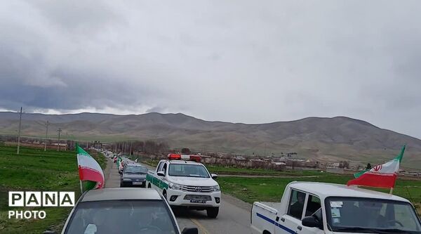 راهپیمایی خودرویی «کنجوران سفلی» به سمت «شان‌آباد» 