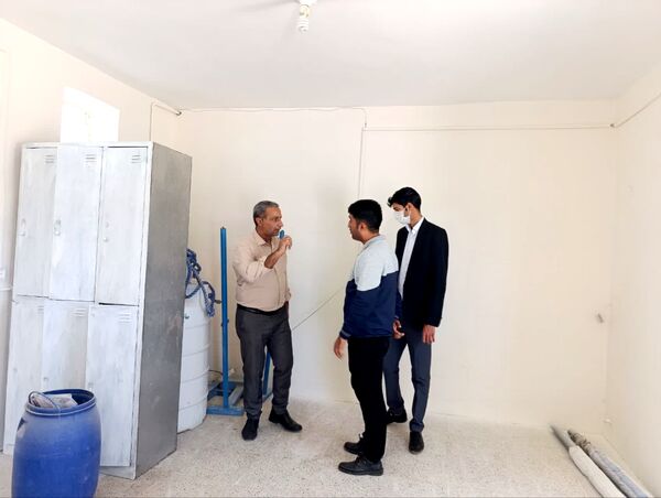 بازدید کارشناس تربیت بدنی شهرستان خلیل آباد از دبیرستان رئیس زاده 