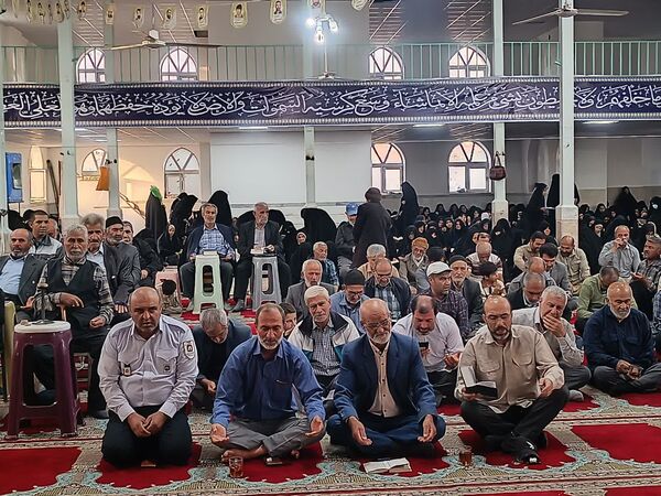مراسم دعای عرفه در شهر درق