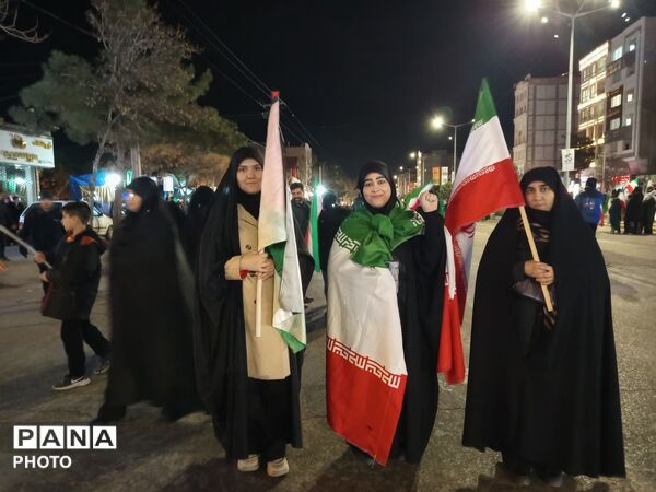 چهارشنبه سوری متفاوت در بلوار فضل نیشابور 