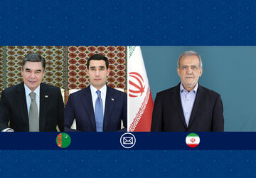 پیام رئیس‌جمهور پزشکیان به رهبر ملی و رئیس‌جمهور ترکمنستان