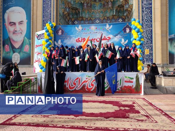 راهپیمایی ۲۲ بهمن در دیار حاج قاسم سلیمانی