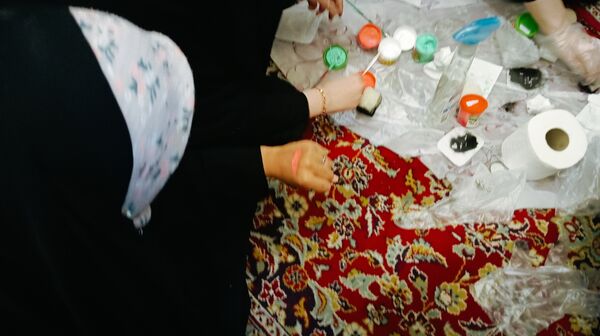 برپایی غرفه کودک در نماز جمعه شهرستان کاشمر 
