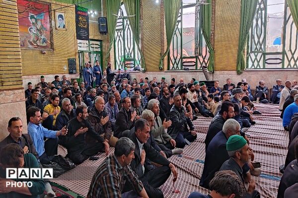 مراسم عزاداری شهادت امام جعفر صادق علیه السلام در حسینیه شهربار