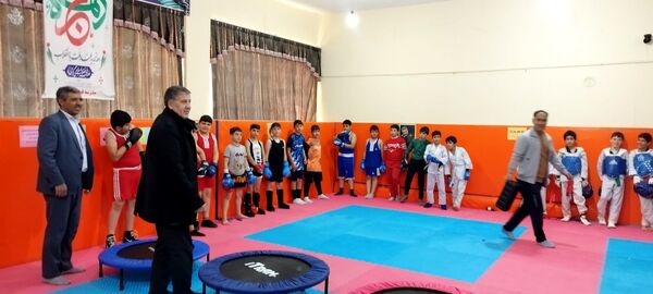  افتتاح کلاس تربیت‌بدنی در مدرسه قمر بنی هاشم ملکان