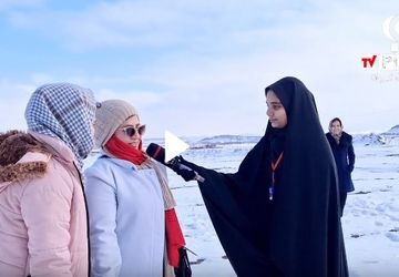 روایت خبرنگار پانا از شادی برفی مردم و انگیزه حضور در راهپیمایی 22 بهمن