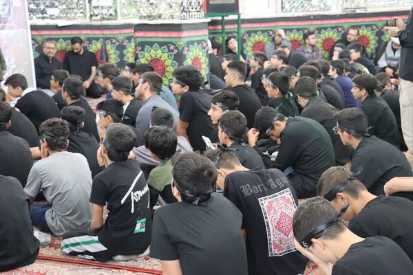 برگزاری سوگواری احلی من العسل با اجتماع بیش از ۳۰۰ دانش آموز ملاردی در آستان مقدس امامزاده ابراهیم (ع)