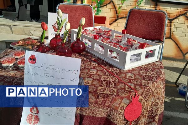 جشنواره انار در دبیرستان حجاب ورامین 