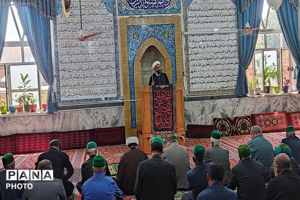 اقامه نماز عبادی سیاسی جمعه در مسجد جامع شهربار نیشابور