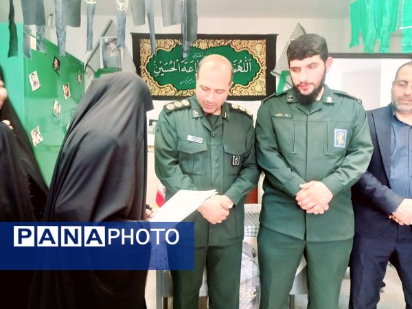 افتتاح اتاق بسیج دبیرستان شهدای اقتدار شهرستان ملارد