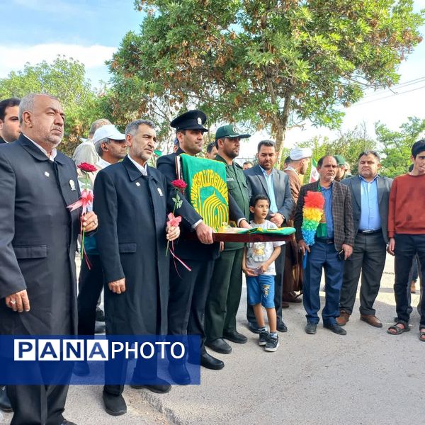 استقبال از خادمان حرم مطهر امام رضا (ع) در شهرستان فاروج 