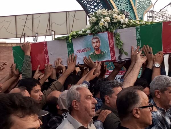 تشییع باشکوه پیکر شهید مبارزه با اسرائیل جنایتکار