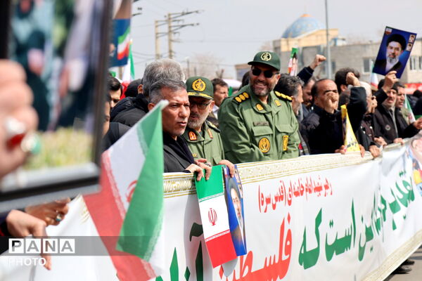 راهپیمایی روز جهانی قدس در آذربایجان غربی