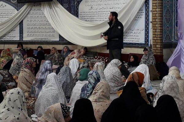اعتکاف دانش‌آموزی در شهرری