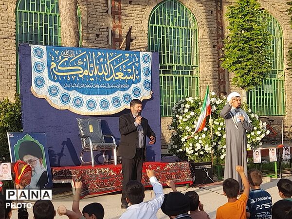 جشن زیبای  میلاد امام رضا(ع)در مسجد چهارده معصوم الغدیر 