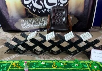 محفل انس با قرآن در مدرسه مولوی فین