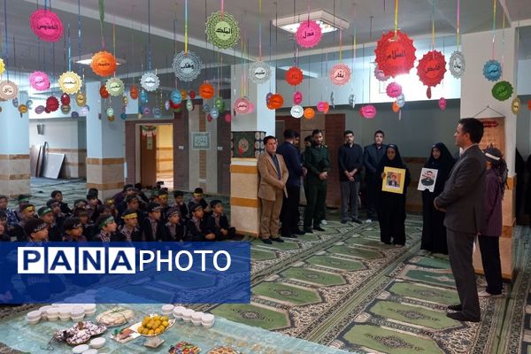 مراسم عزاداری ایام فاطمیه و بزرگداشت شهادت حضرت زهرا (س)  و افتتاح کلاس سایت دبستان شهید نوروزعلی حسینی