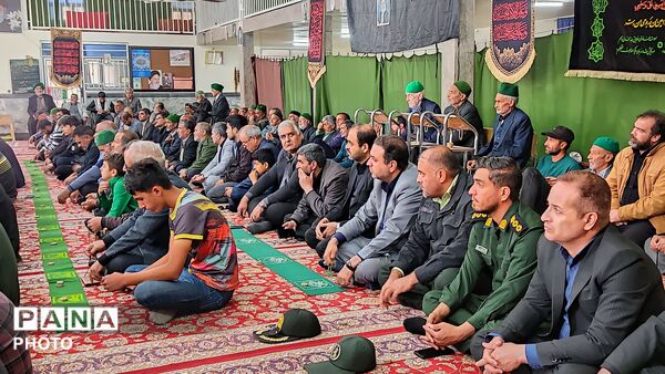 اقامه نماز عبادی سیاسی جمعه در شهر دارالسادات بار نیشابور 