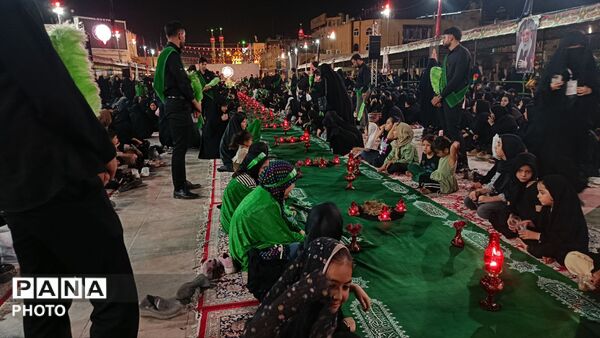 بزرگترین سفره توسل به حضرت رقیه(س) در قم