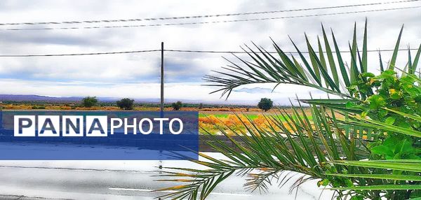 بارش باران فاریاب را شست و هوای غبار آلود پاک شد